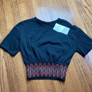 NWT! Zara Crop Top